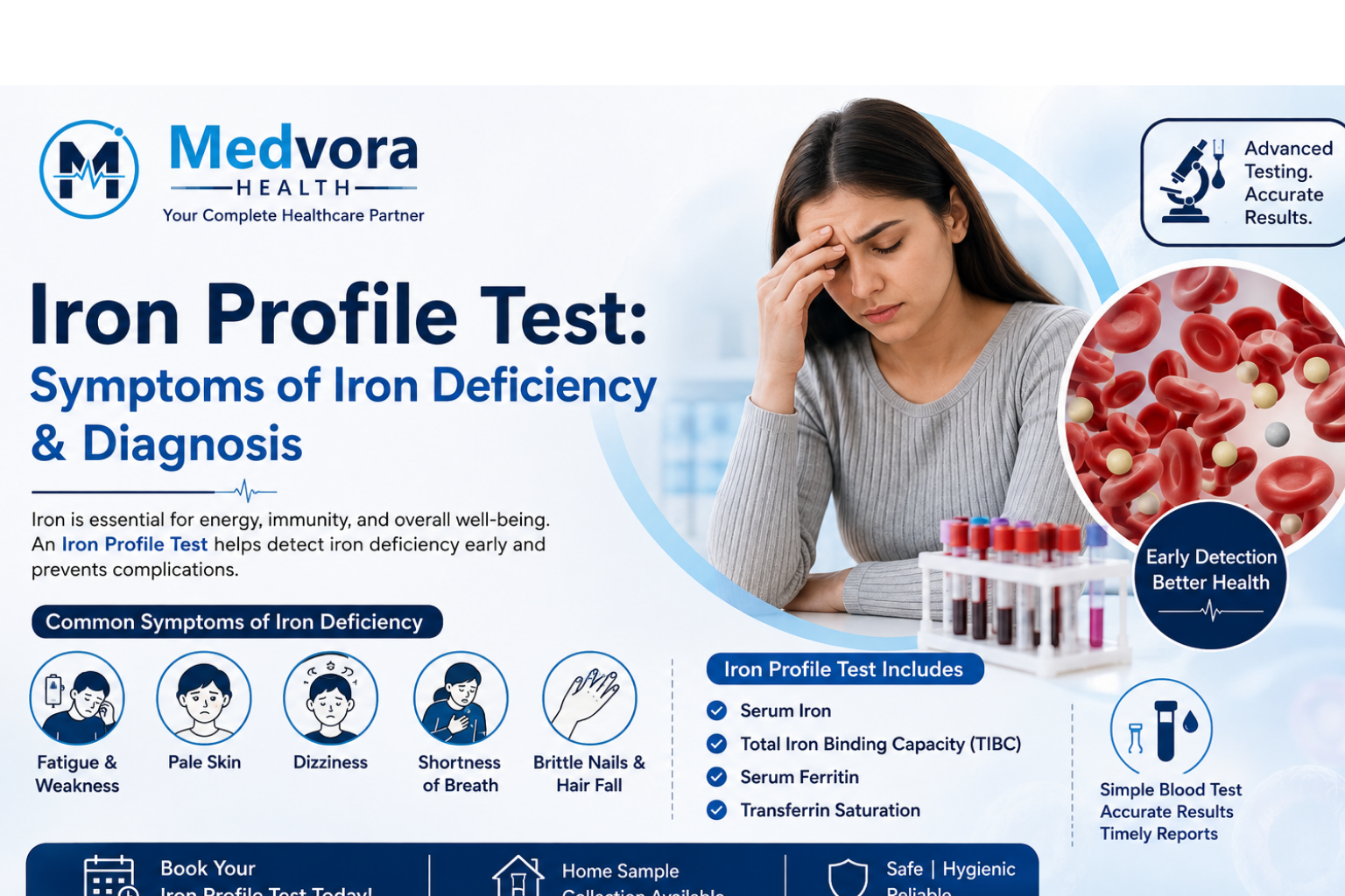 Iron Profile Test: Symptoms of Iron Deficiency & Diagnosis